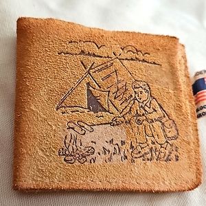 Vintage leather wallet